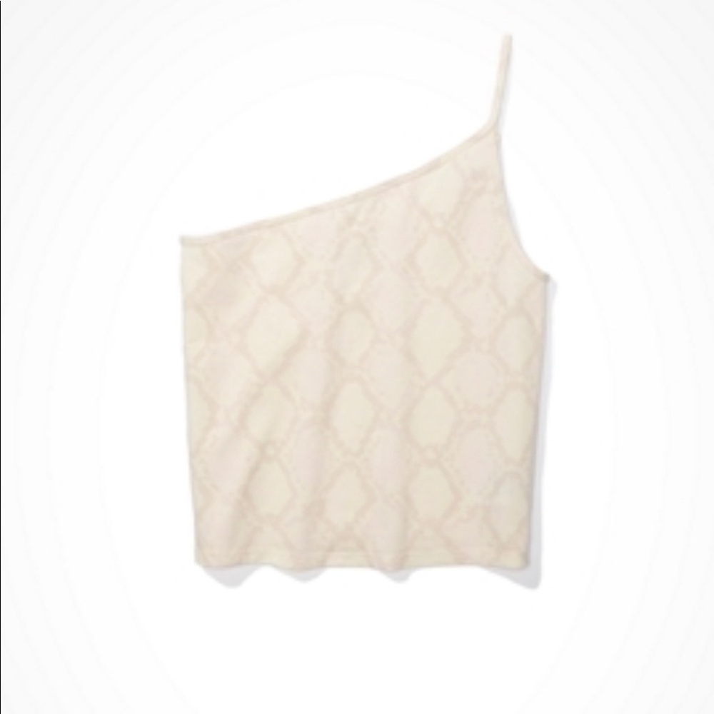 One shoulder crop top